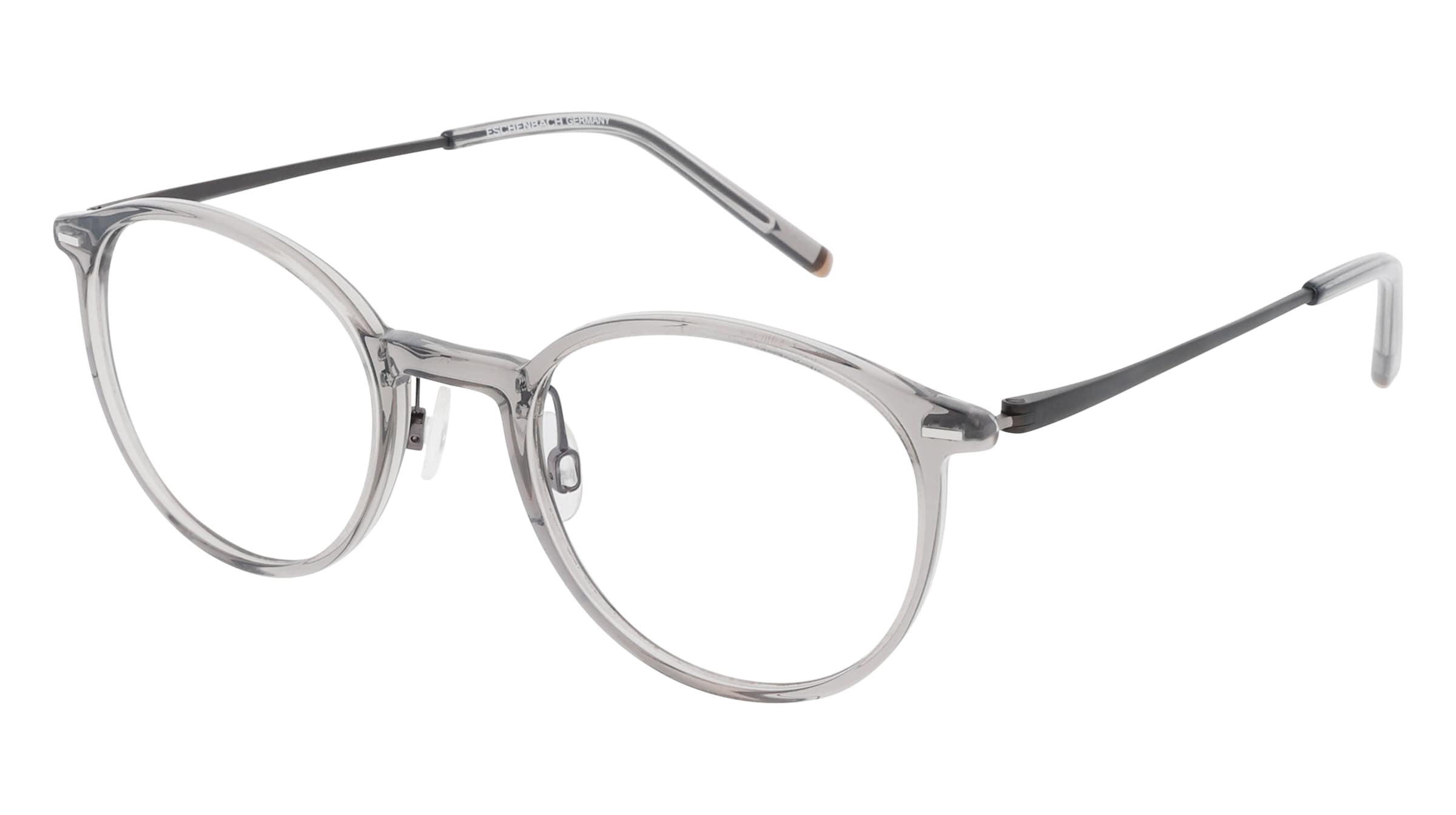 Humphrey's 581151 Unisex-Brille inkl. Gläser Vollrand Panto Acetat-Gestell 48/20/140, Grau