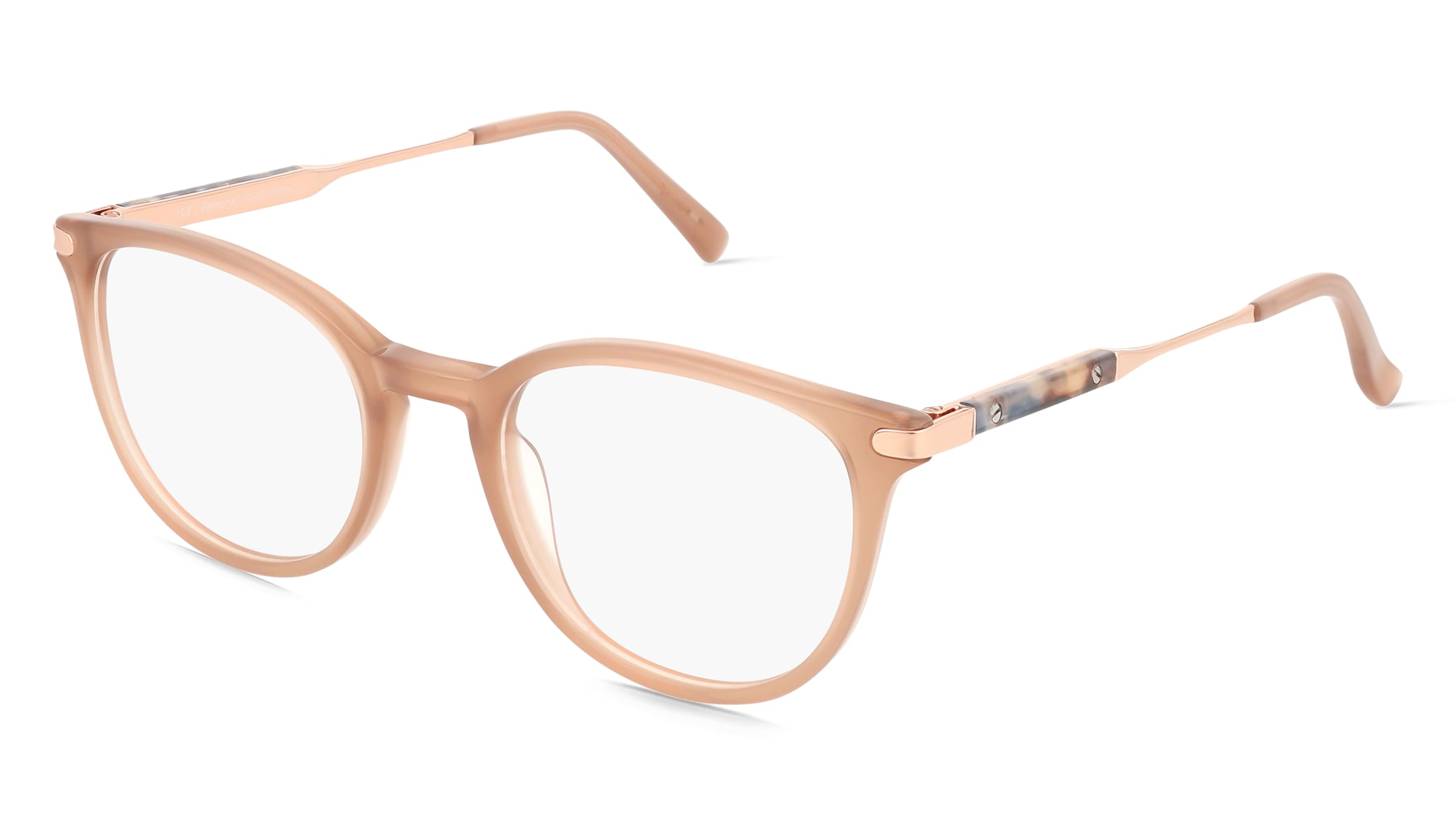 Fielmann BD 423 MOD CL SCOTT Damen-Brille inkl. Gläser Vollrand Panto Acetat-Gestell 49/19/140, Beige