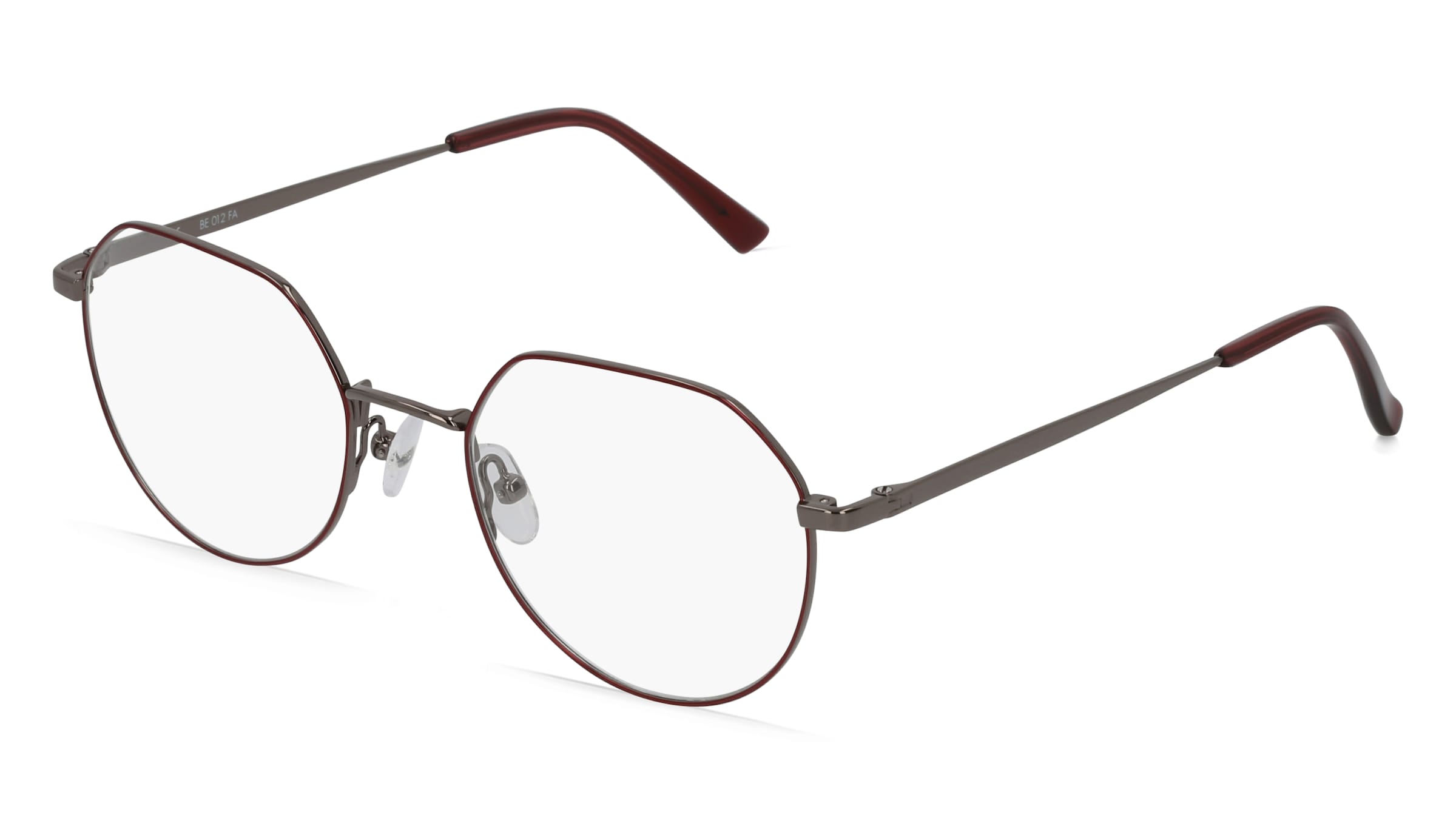 Fielmann BE 012 FA CLEO Damen-Brille inkl. Gläser Vollrand Panto Edelstahl-Gestell 51/20/135, Grau