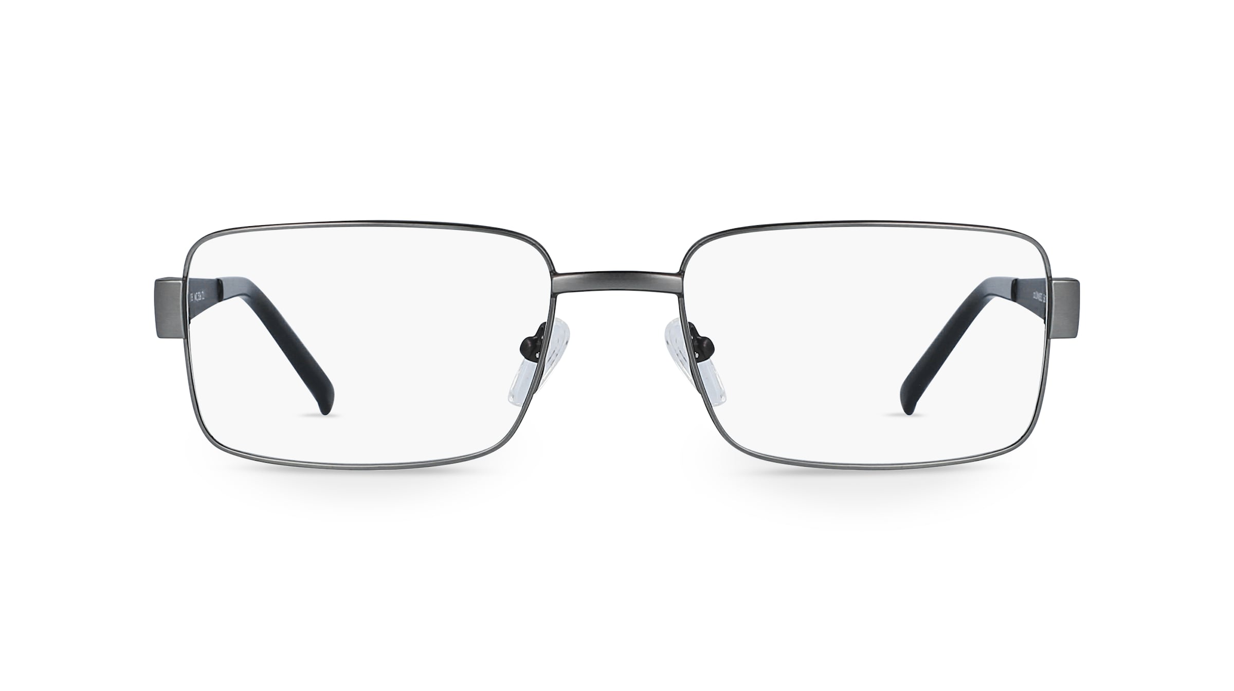 Fielmann MC 526 CL Herren-Brille inkl. Gläser Vollrand Eckig Metall-Gestell 56mm/18mm/140mm, grau