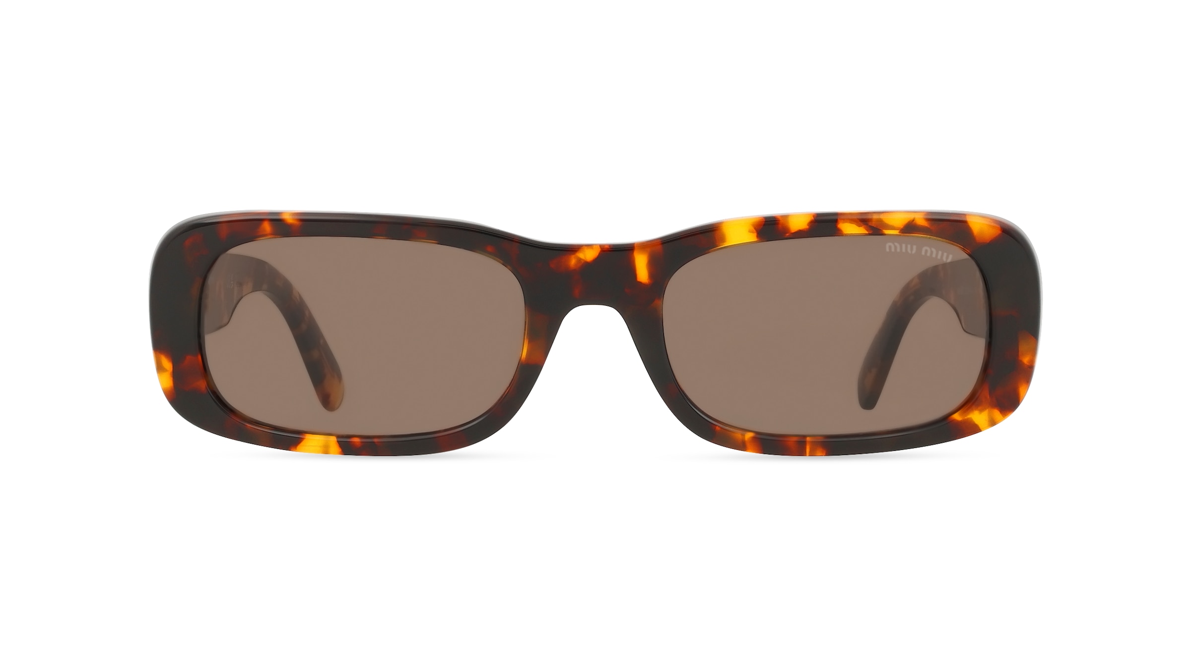 Miu Miu MU08ZS Damen-Sonnenbrille Vollrand Eckig Acetat-Gestell, gelb