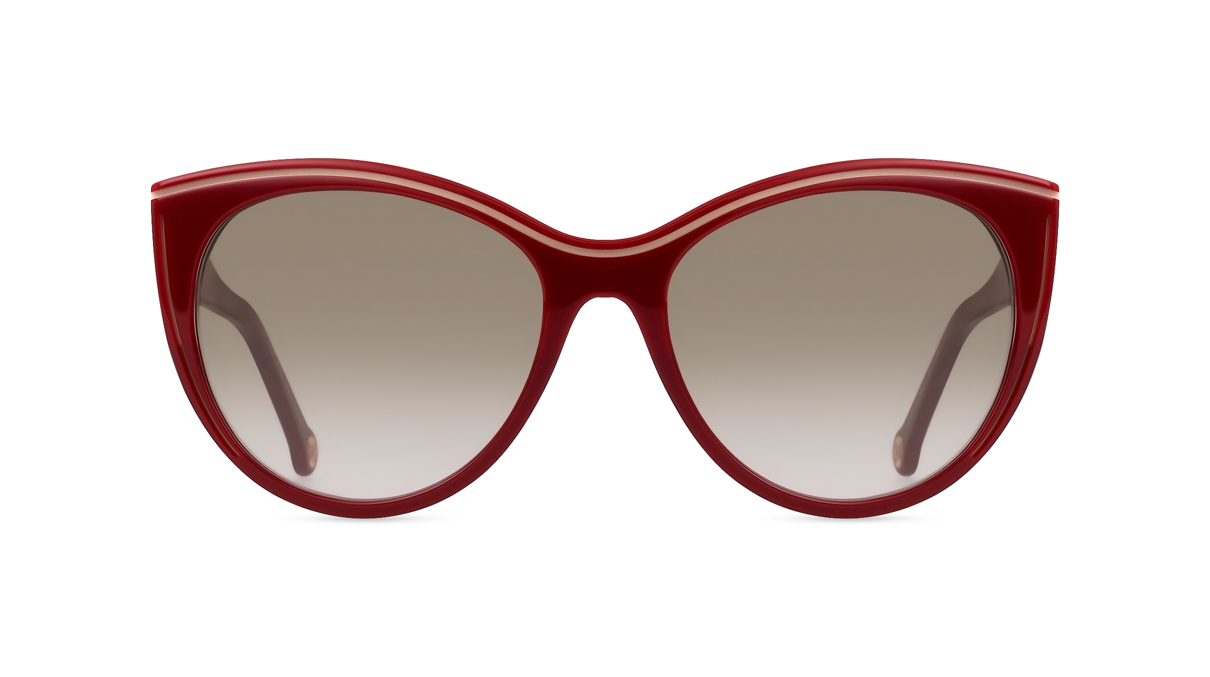 Carolina Herrera 0142/S Damen-Sonnenbrille Vollrand Butterfly Acetat-Gestell, rot