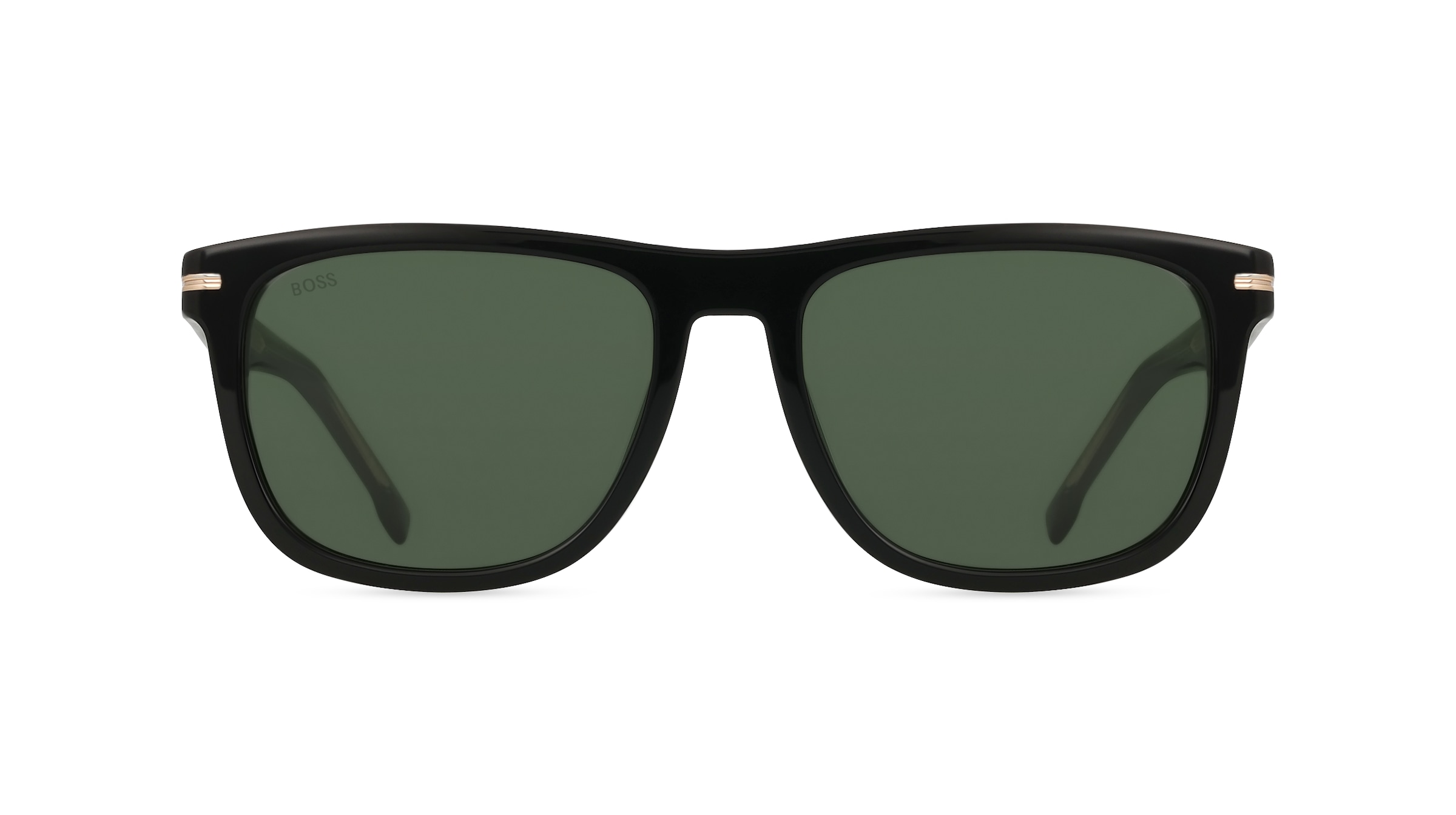 BOSS 1626/S Herren-Sonnenbrille Vollrand Eckig Acetat-Gestell, schwarz