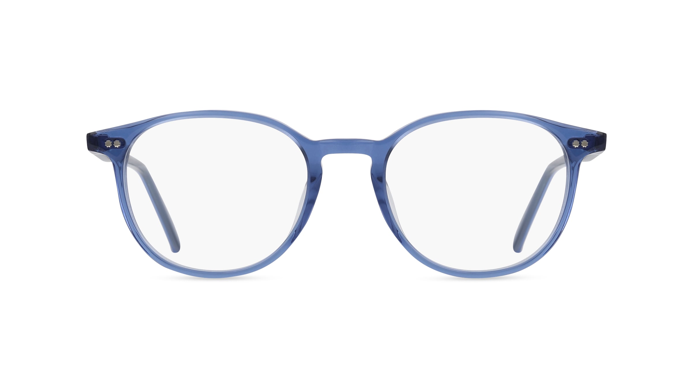 Fielmann MF 055 RN Unisex-Brille inkl. Gläser Vollrand Oval Kunststoff-Gestell 50mm/20mm/145mm, blau