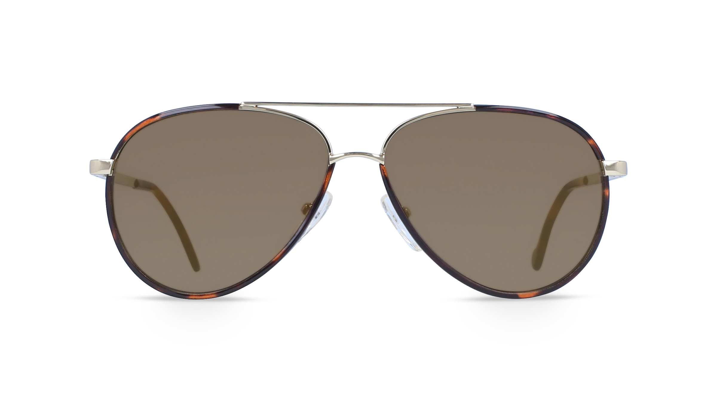 Fielmann MC 490 SUN CL Herren-Sonnenbrille Vollrand Pilot Metall-Gestell, gold