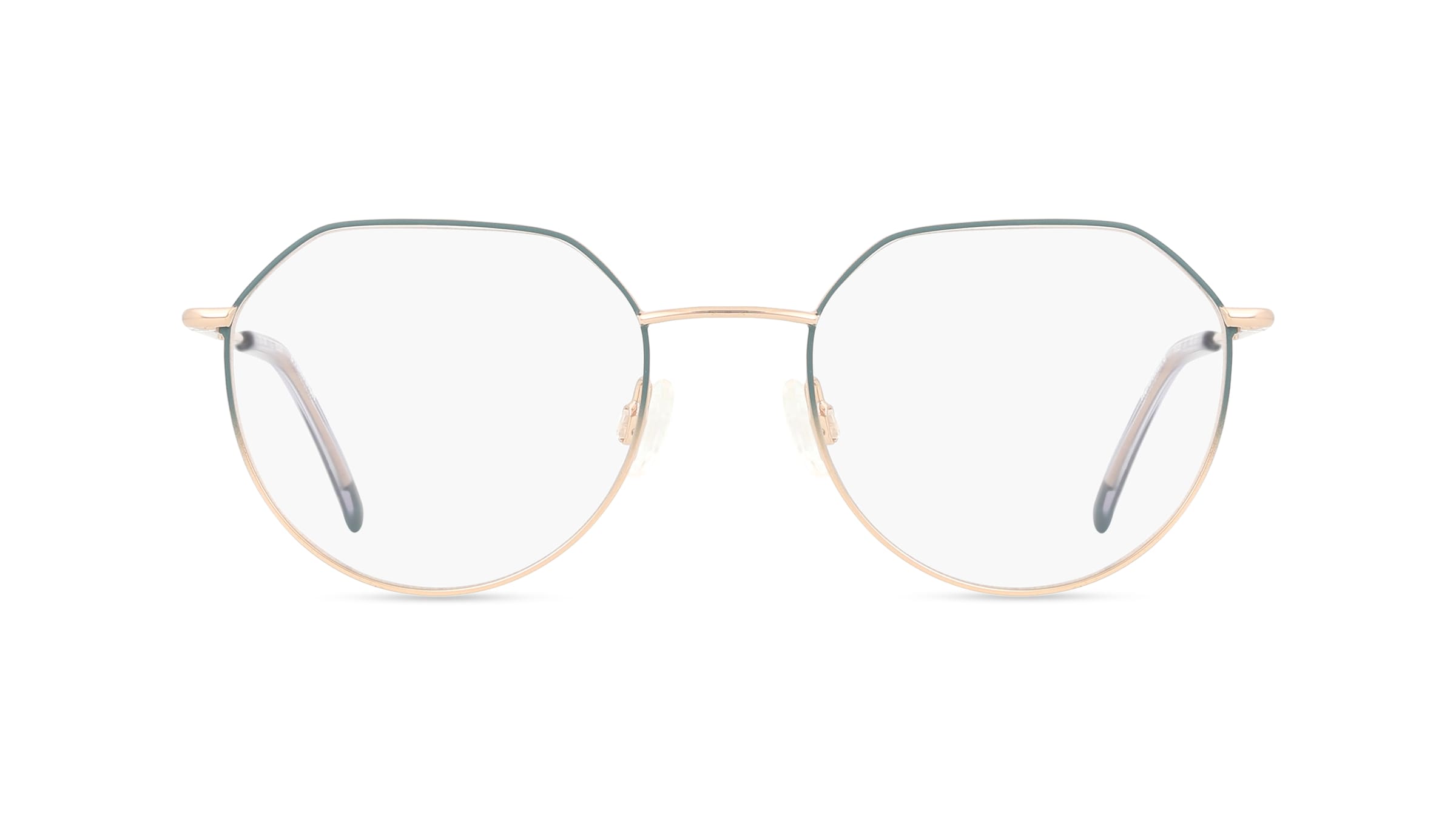 HUMPHREY’S eyewear 582326 Damen-Brille inkl. Gläser Vollrand Panto Metall-Gestell 49mm/18mm/140mm, gold