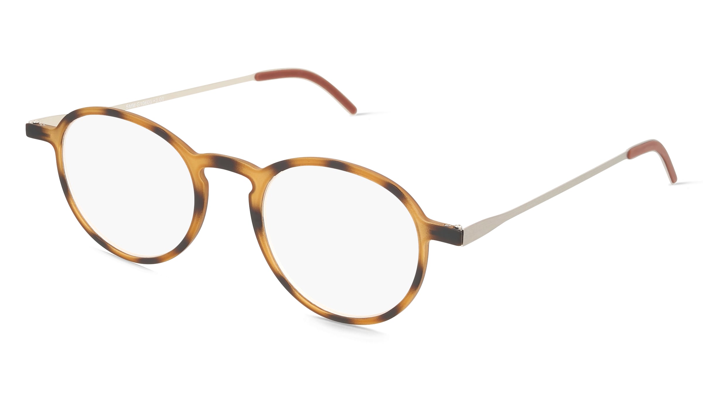 I NEED YOU 5 MM Unisex-Fertiglesebrille Vollrand Panto Kunststoff-Gestell, Havanna