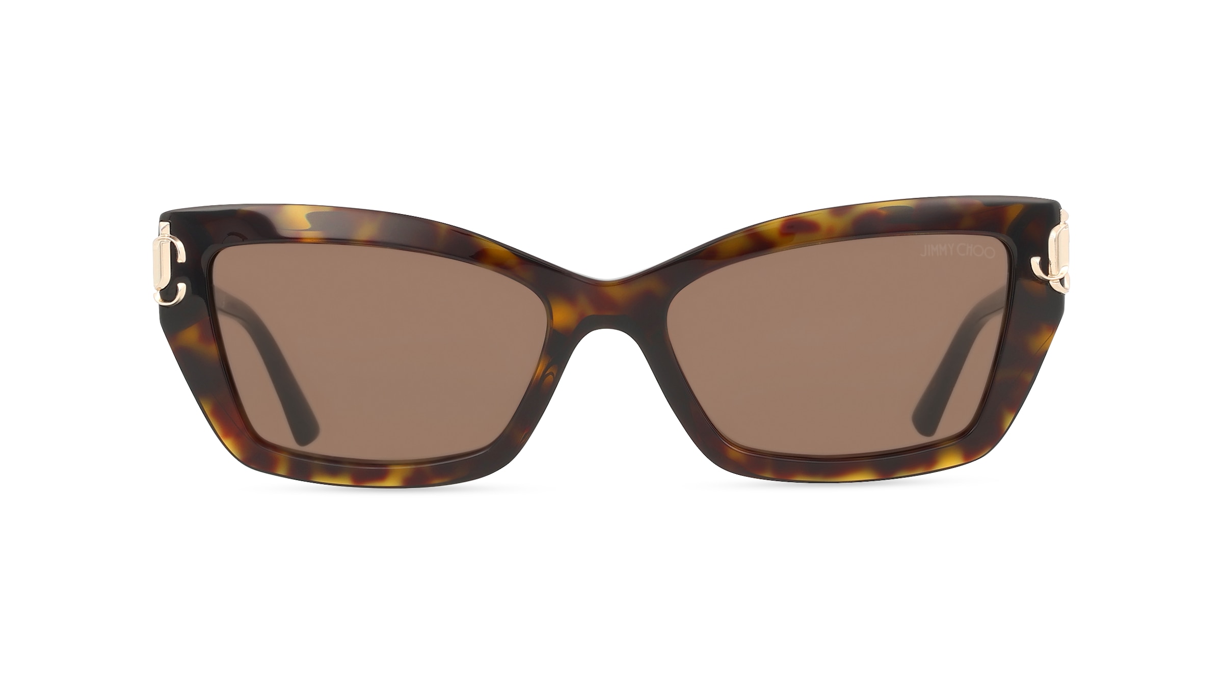 Jimmy Choo JC5011U Damen-Sonnenbrille Vollrand Cateye Acetat-Gestell, braun