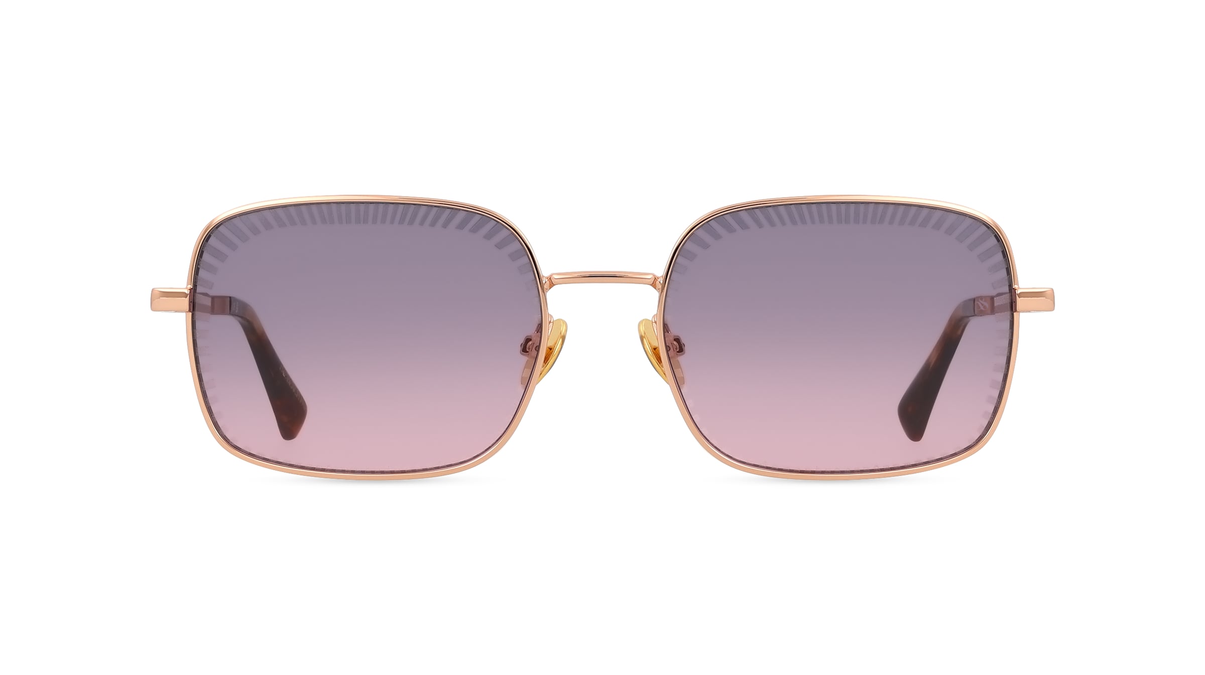 Scotch & Soda 5021 Damen-Sonnenbrille Vollrand Eckig Metall-Gestell, gold