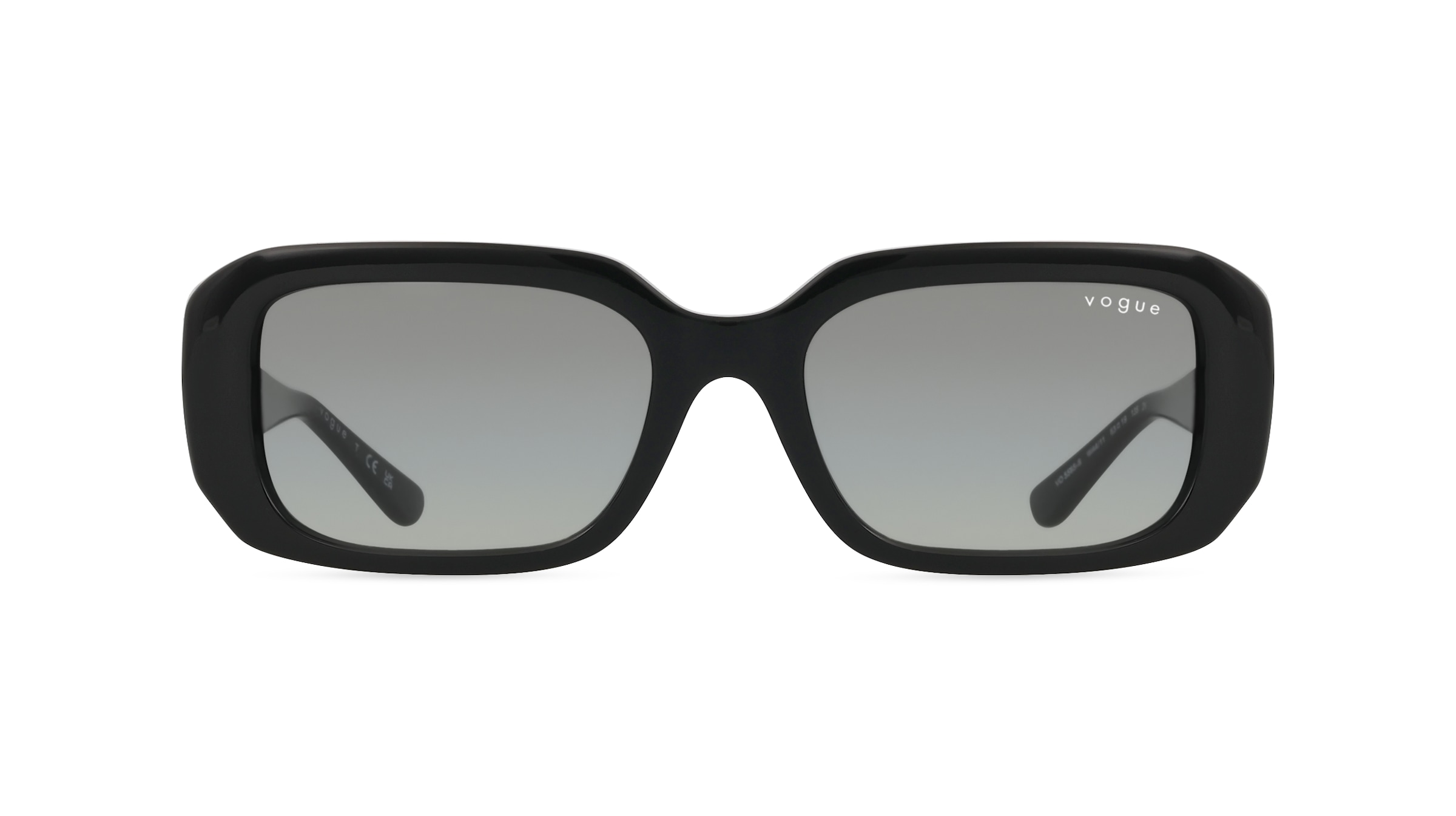 Vogue 0VO5565S Damen-Sonnenbrille Vollrand Pilot Propionat-Gestell, schwarz