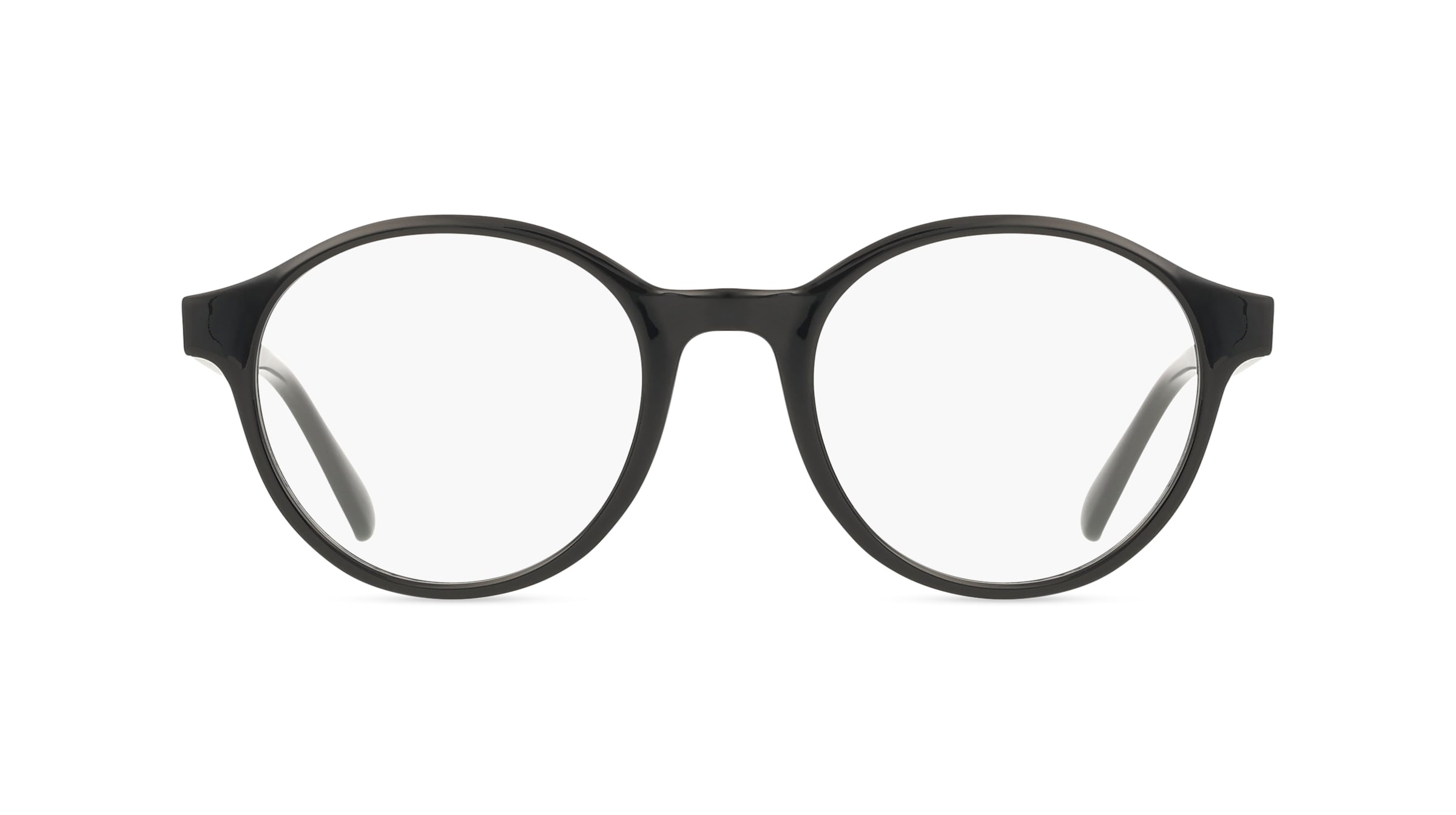 Fielmann LD 040 CL CHRIS Herren-Brille inkl. Gläser Vollrand Rund Acetat-Gestell 48mm/20mm/145mm, schwarz