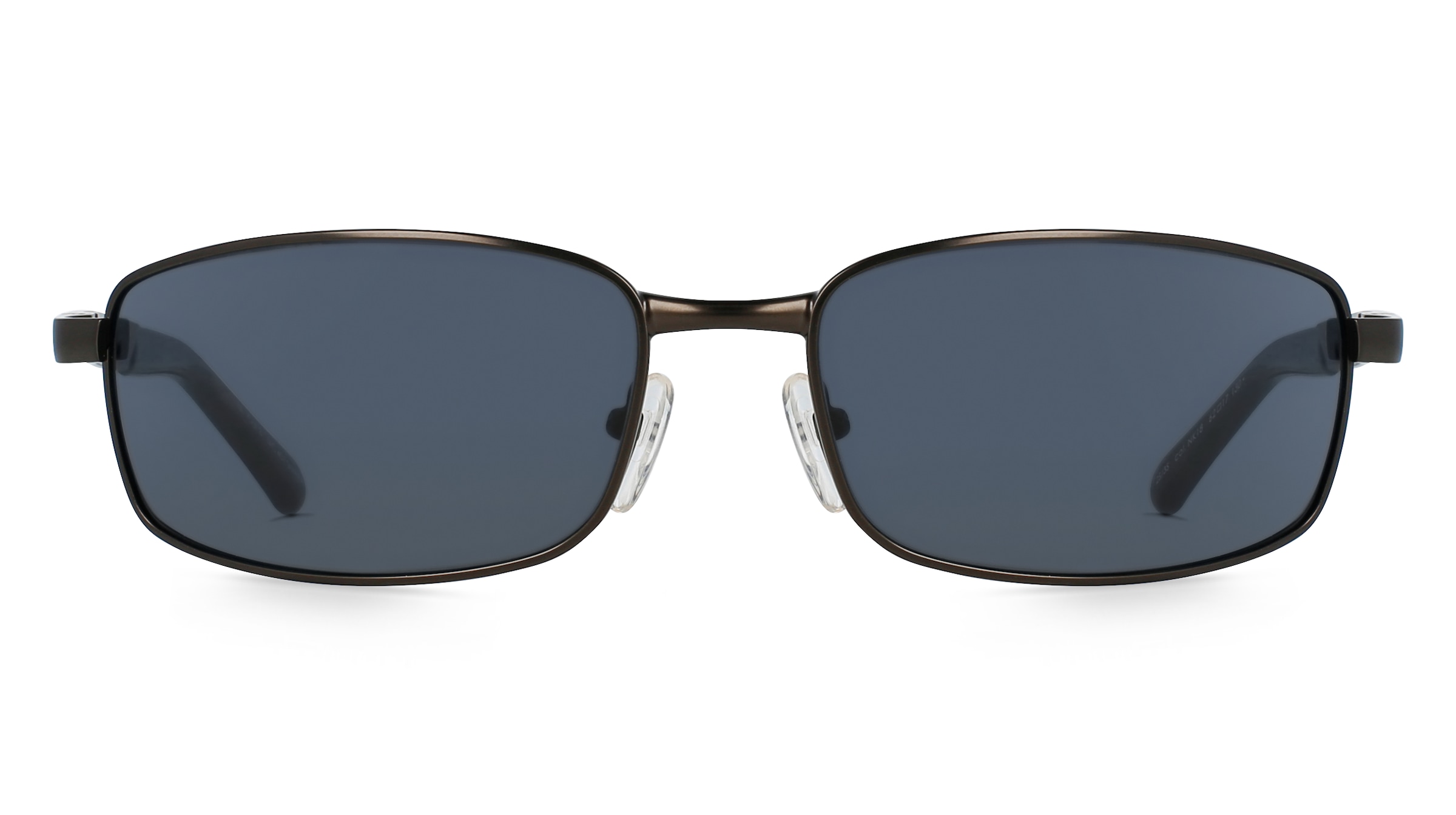 Fielmann MC 407 SUN FA Herren-Sonnenbrille Vollrand Eckig Metall-Gestell, grau