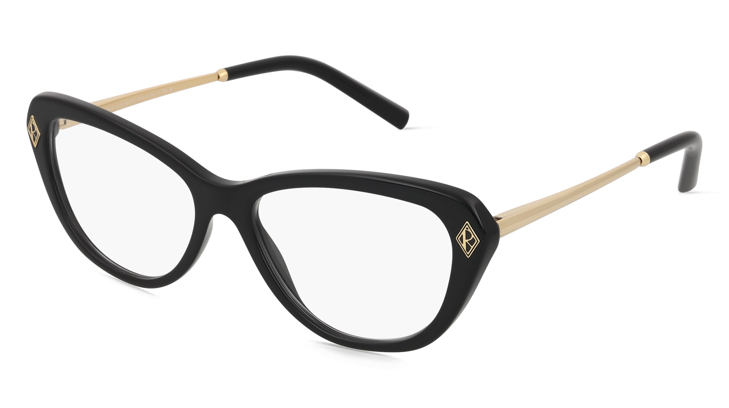 Ralph Lauren 0RL6245 Damen-Brille inkl. Gläser Vollrand Cat Eye Acetat-Gestell 54/16/145, Schwarz